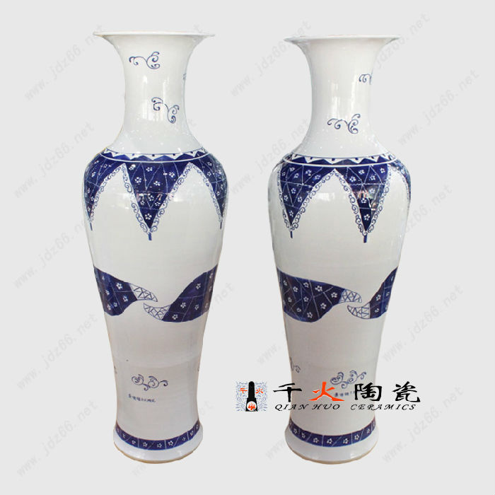 景德镇手绘开业礼品陶瓷大花瓶生产厂家