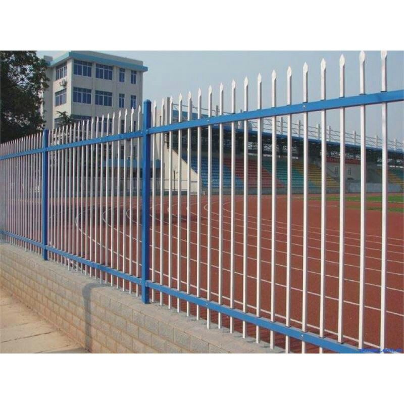廊坊卖市政交通护栏京式护栏锌钢护栏小区围挡PVC塑钢围栏