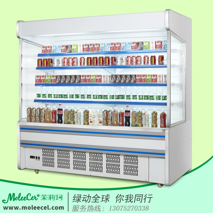 广东茉莉珂冷柜MLF-20002米内机A款风幕柜冰柜价格