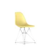 Herman Miller Eames 金属底座塑壳单椅（白漆底座）;
