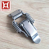 DK011不銹鋼搭扣重型工業鎖扣 雙彈簧卡扣工具箱拉扣電箱卡扣米思MI;
