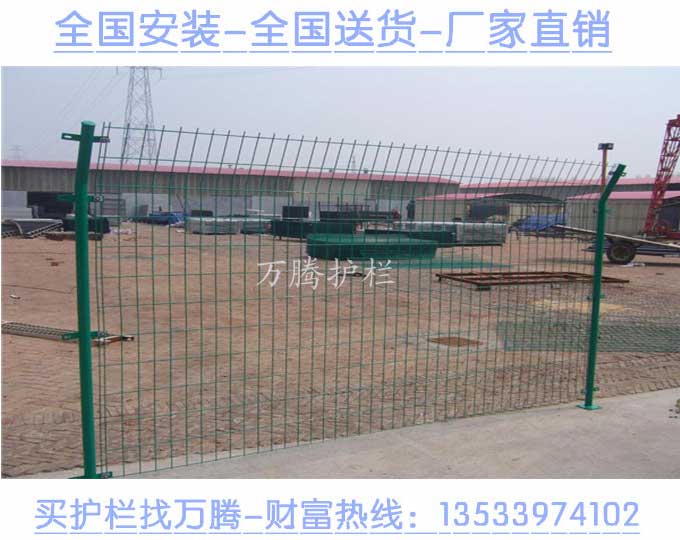 惠州工地双边丝护栏网不爆裂 梅州药材基地隔离网 包塑金属网