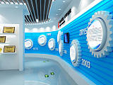 湖南优秀设计公司企业智能科技展厅体验馆设计;