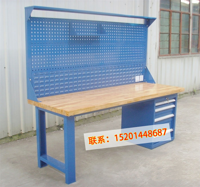北京格诺实木重型工作台榉木钳工工作桌