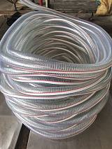 潍坊鸿利生产pvc钢丝增强软管钢丝管pvc软管型号全